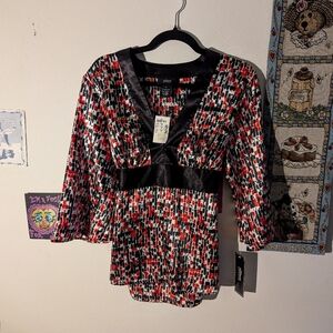 Y2K Boho Blouse